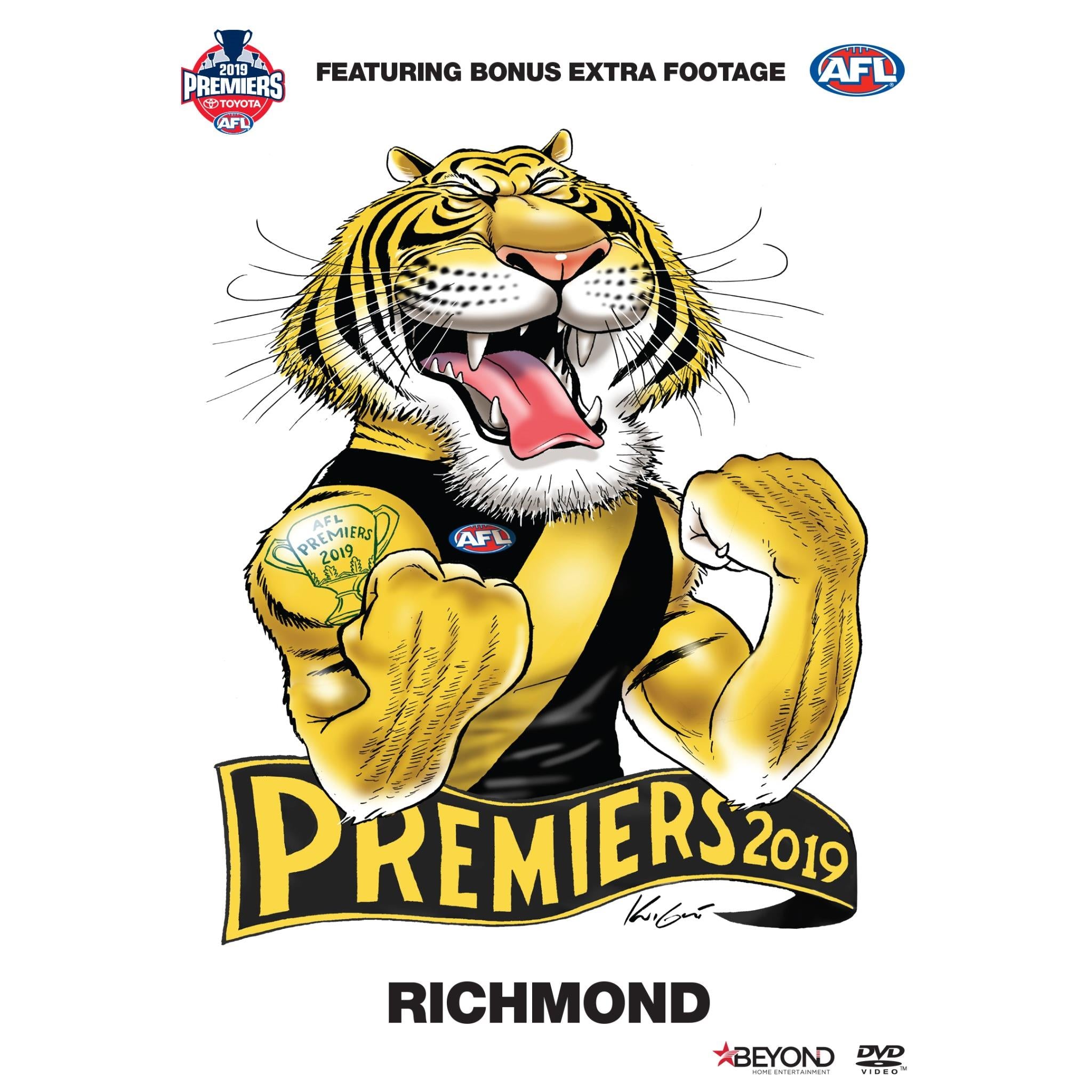 afl - premiers 2019 richmond tigers