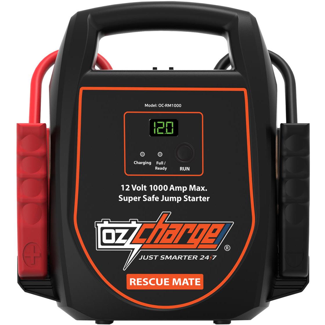 ozcharge rescue mate 12v 1000 amp battery-less jump starter