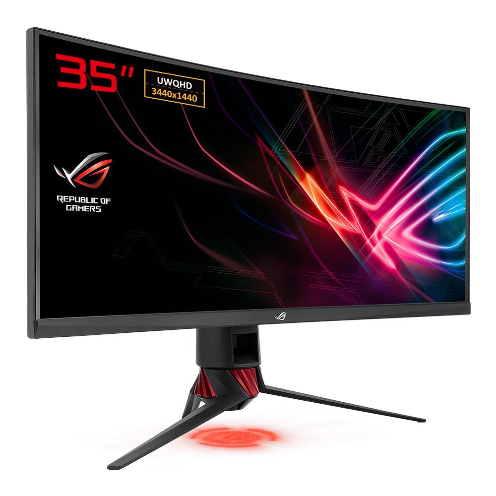 asus rog strix xg35vq uwqhd 35" 100hz va curved gaming monitor