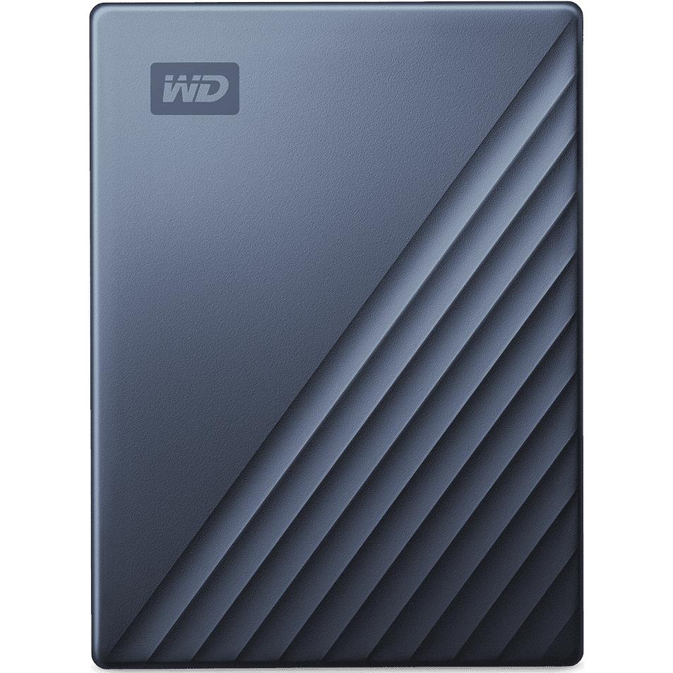 wd my passport ultra 2tb portable hard drive usb-c (blue)