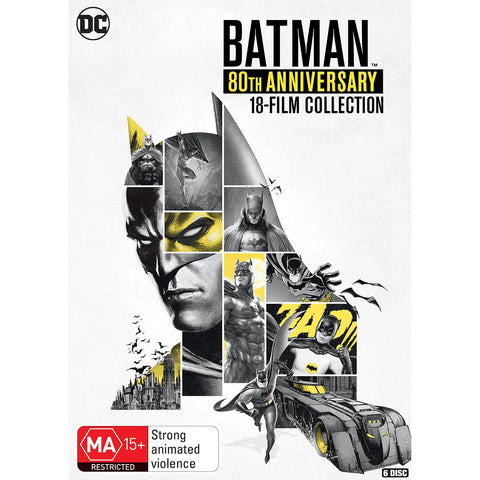 Batman 80th Anniversary 18 Film Animated Collection