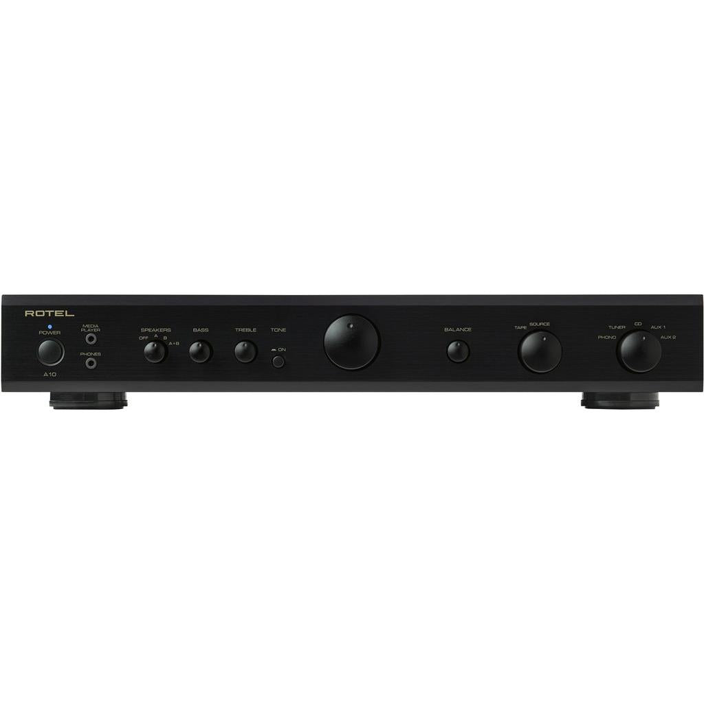 rotel a10 integrated amplifier (black)