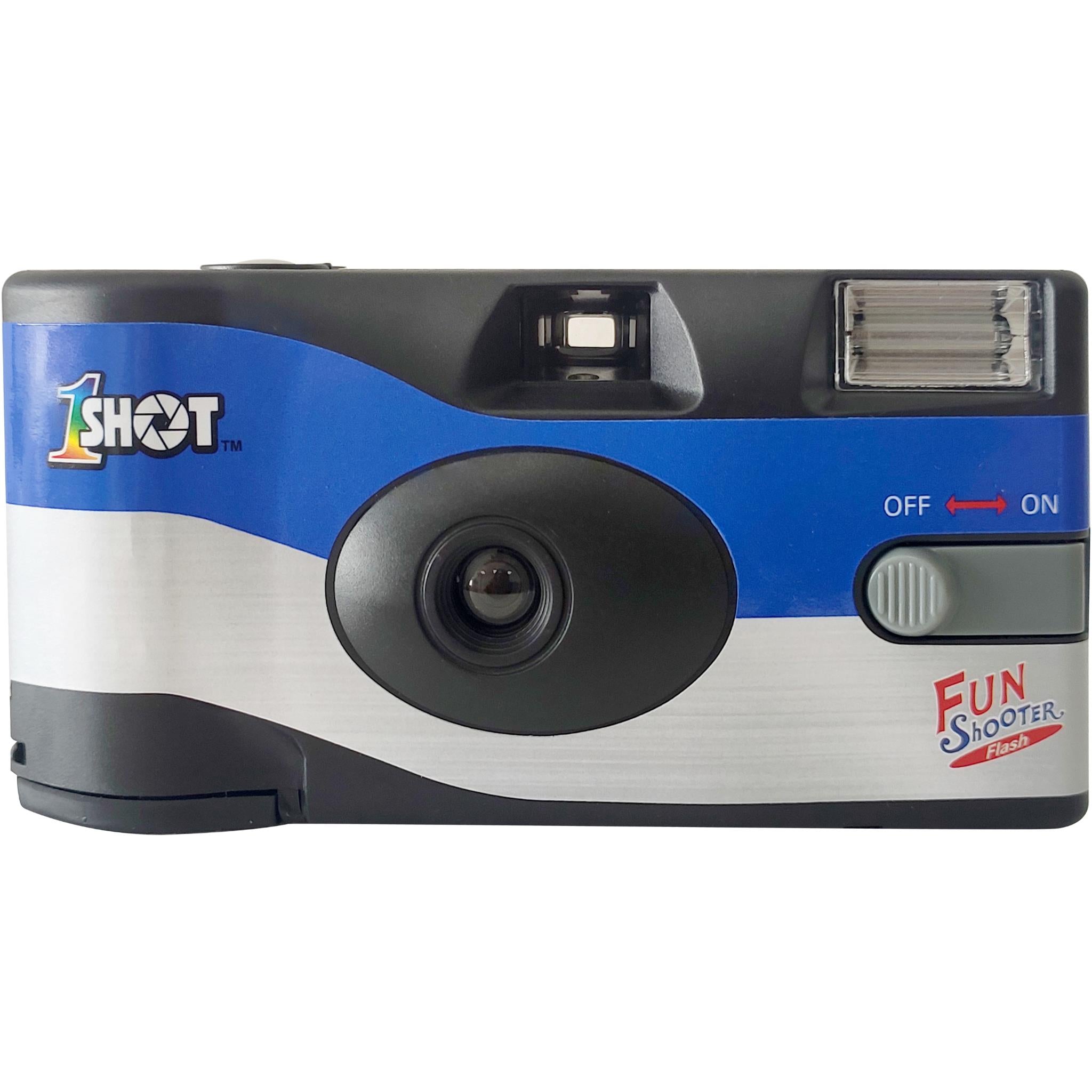 polaroid 1 shot disposable film camera with flash