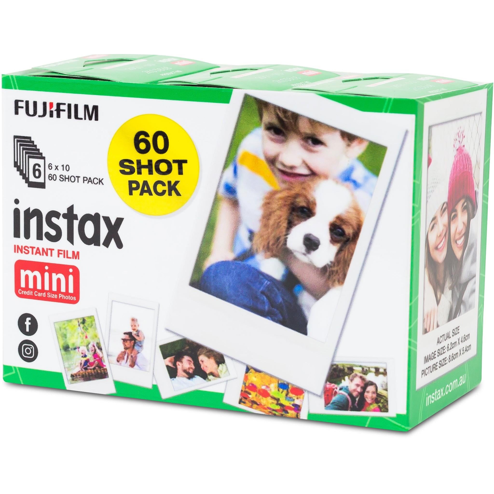 mooi zo Gelijkenis Haan Fujifilm Instax Mini Film (60 Pack) - JB Hi-Fi