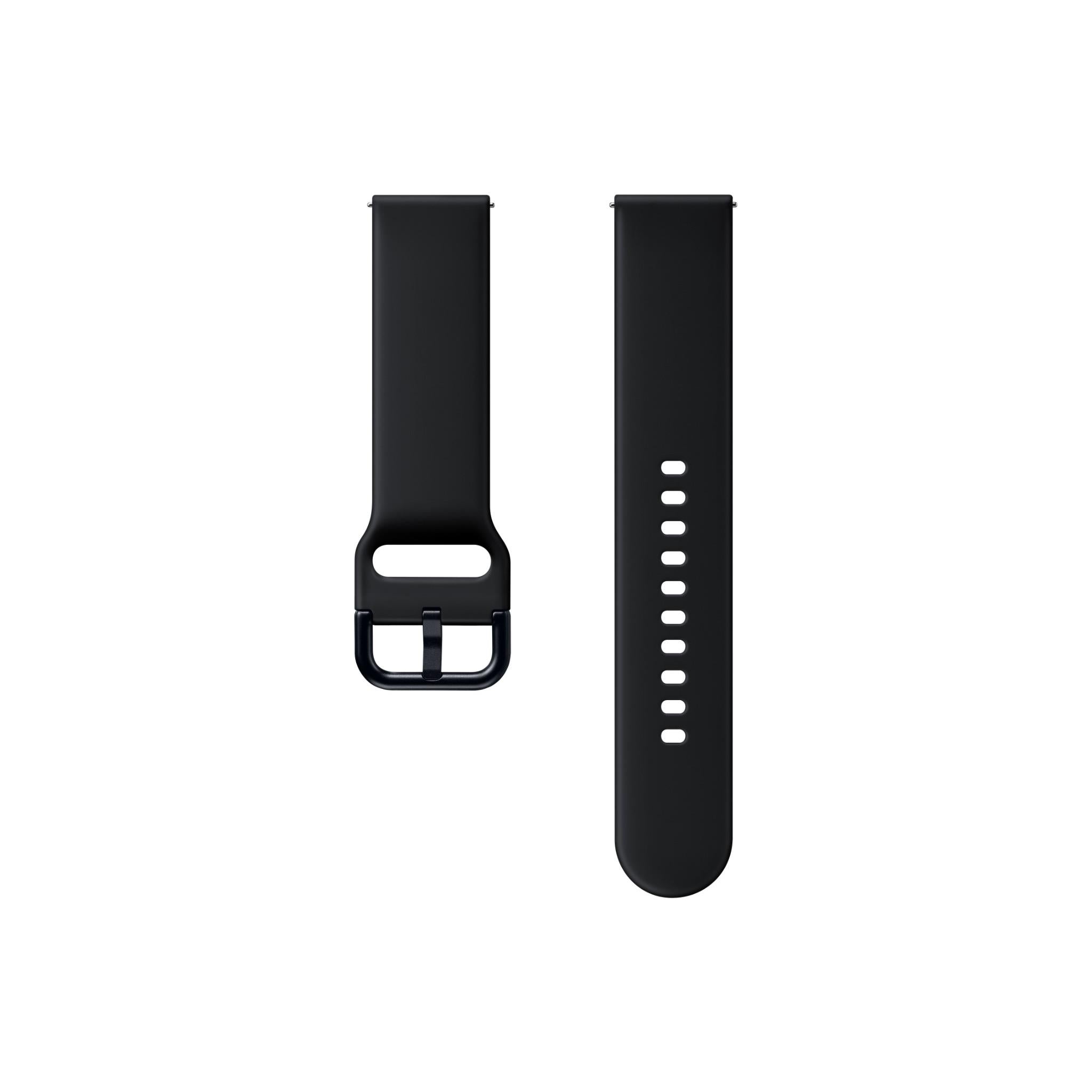 samsung sports band for galaxy watch active2 (black) [20mm]