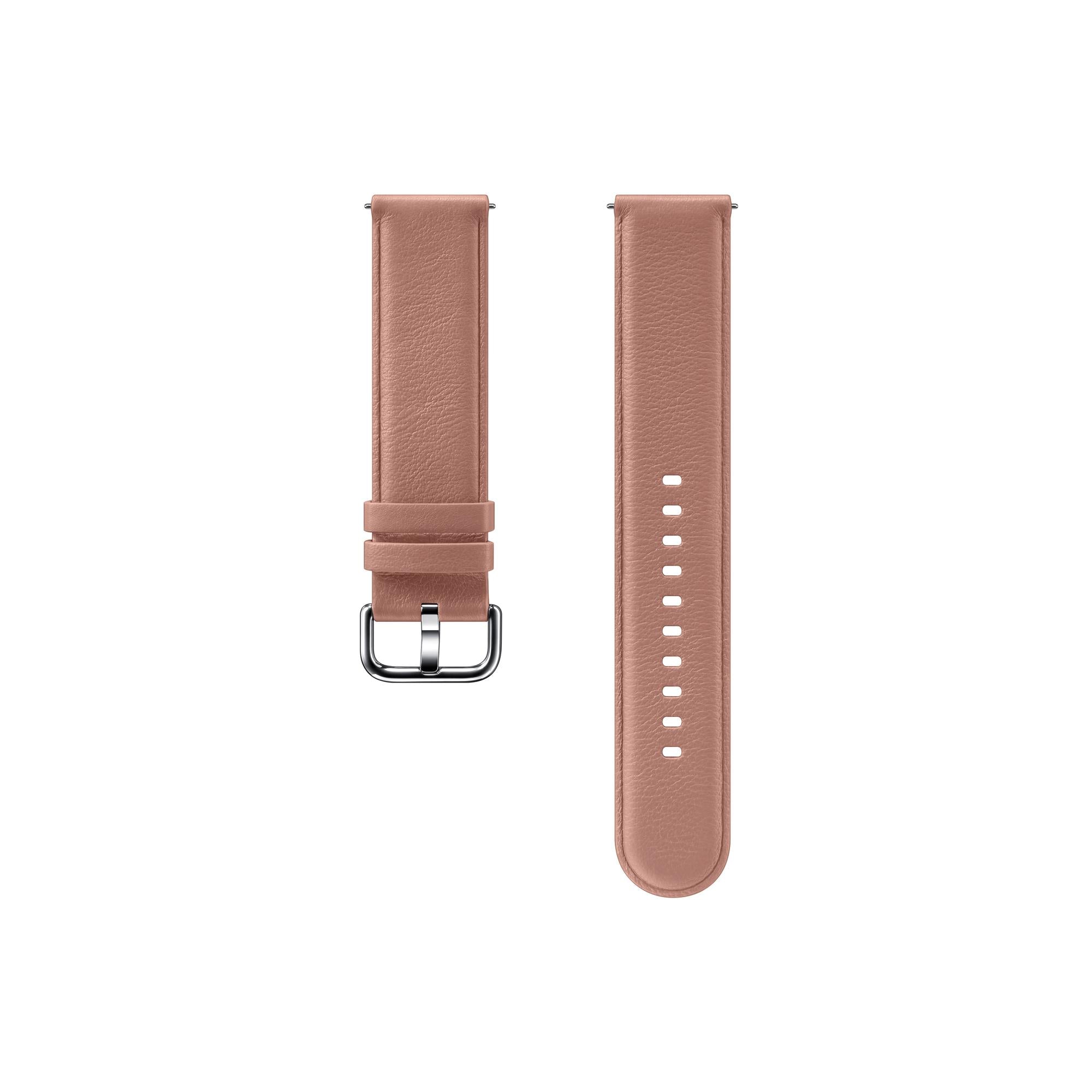 samsung leather band for galaxy watch active2 (pink)[20mm]