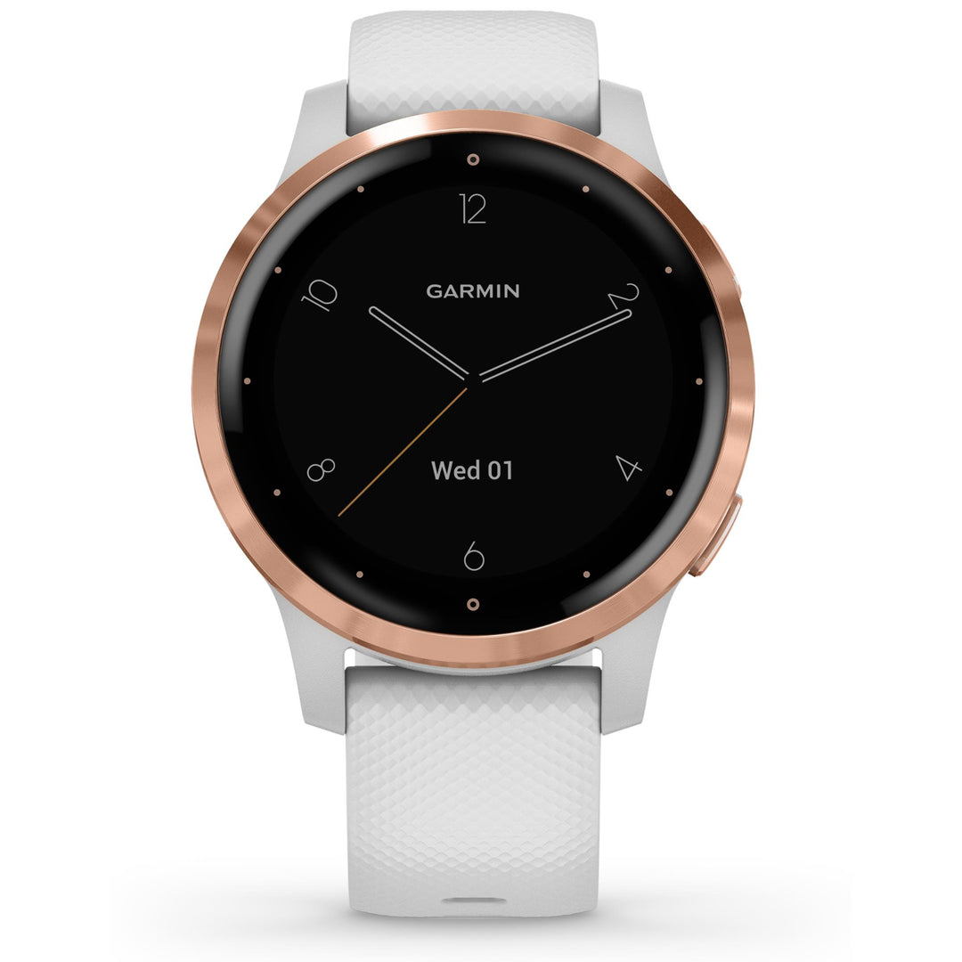 Garmin VivoActive 4S Smart Watch Gold/White) | Hi-Fi