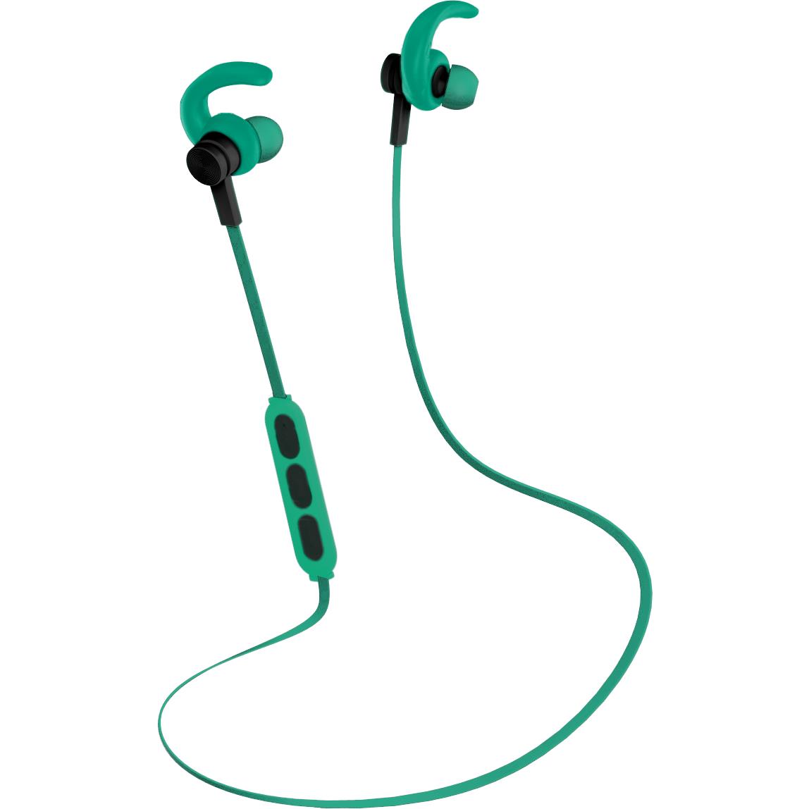 xcd sports bluetooth in-ear headphones with bag (green)
