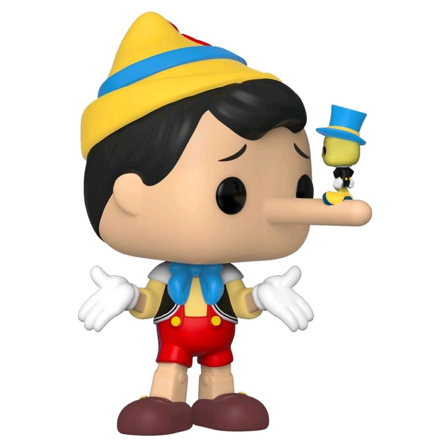 pinocchio - pinocchio with jiminy cricket pop! vinyl