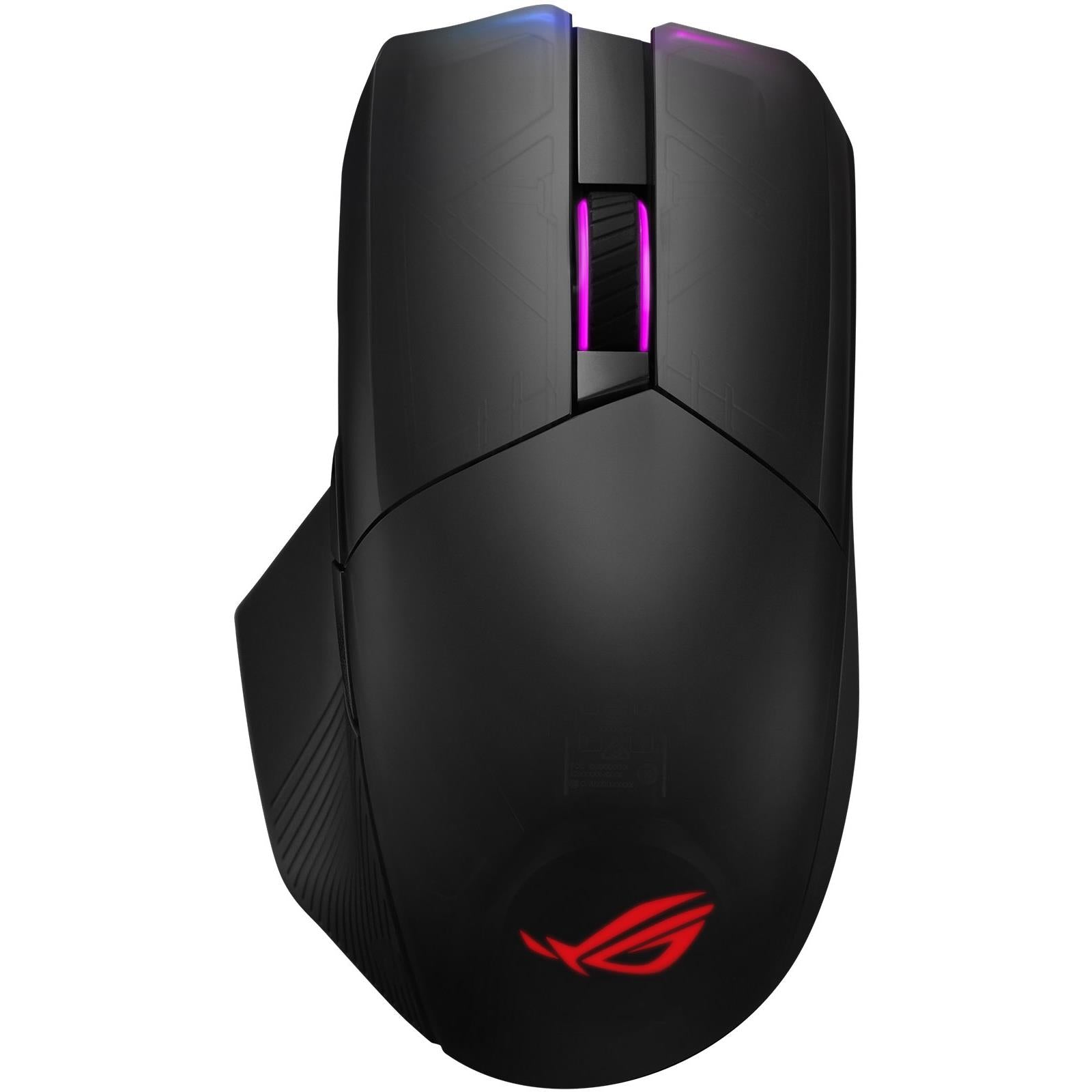 asus rog chakram wireless gaming mouse with qi charging