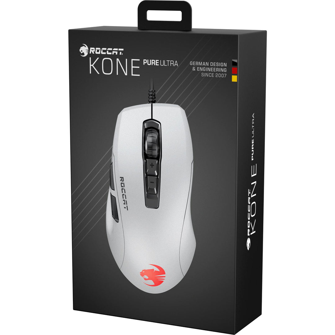 Roccat Kone Pure Ultra Ergonomic Gaming Mouse White Jb Hi Fi