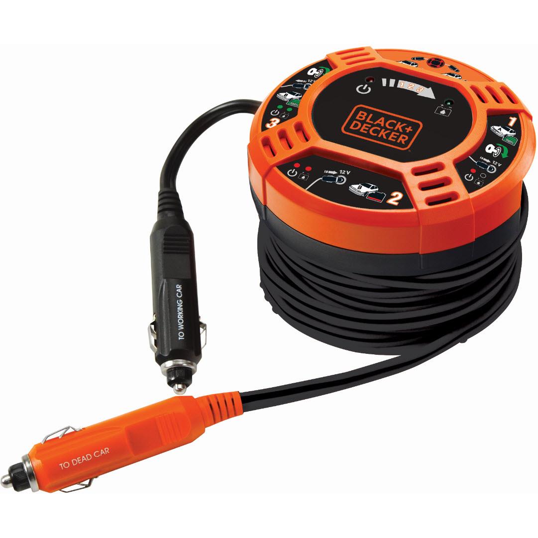 black & decker 12v easy booster cables