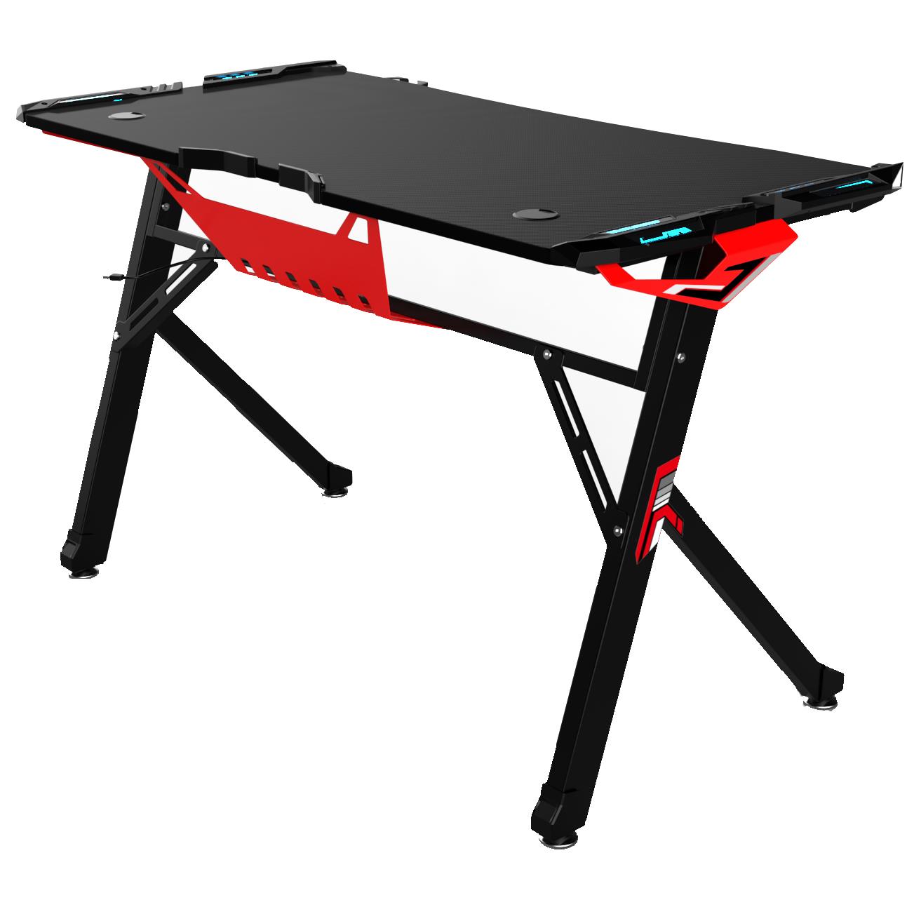 powerwave y-frame rgb gaming desk