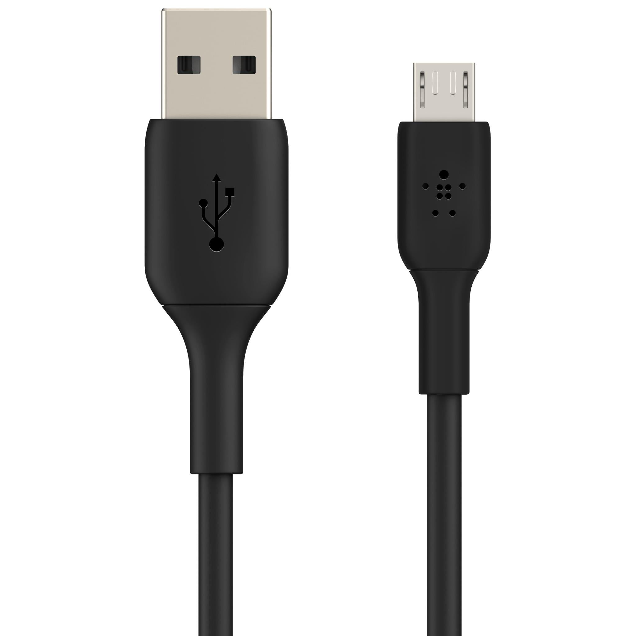 belkin boostup charger micro-usb to usb-a cable 1m (black)