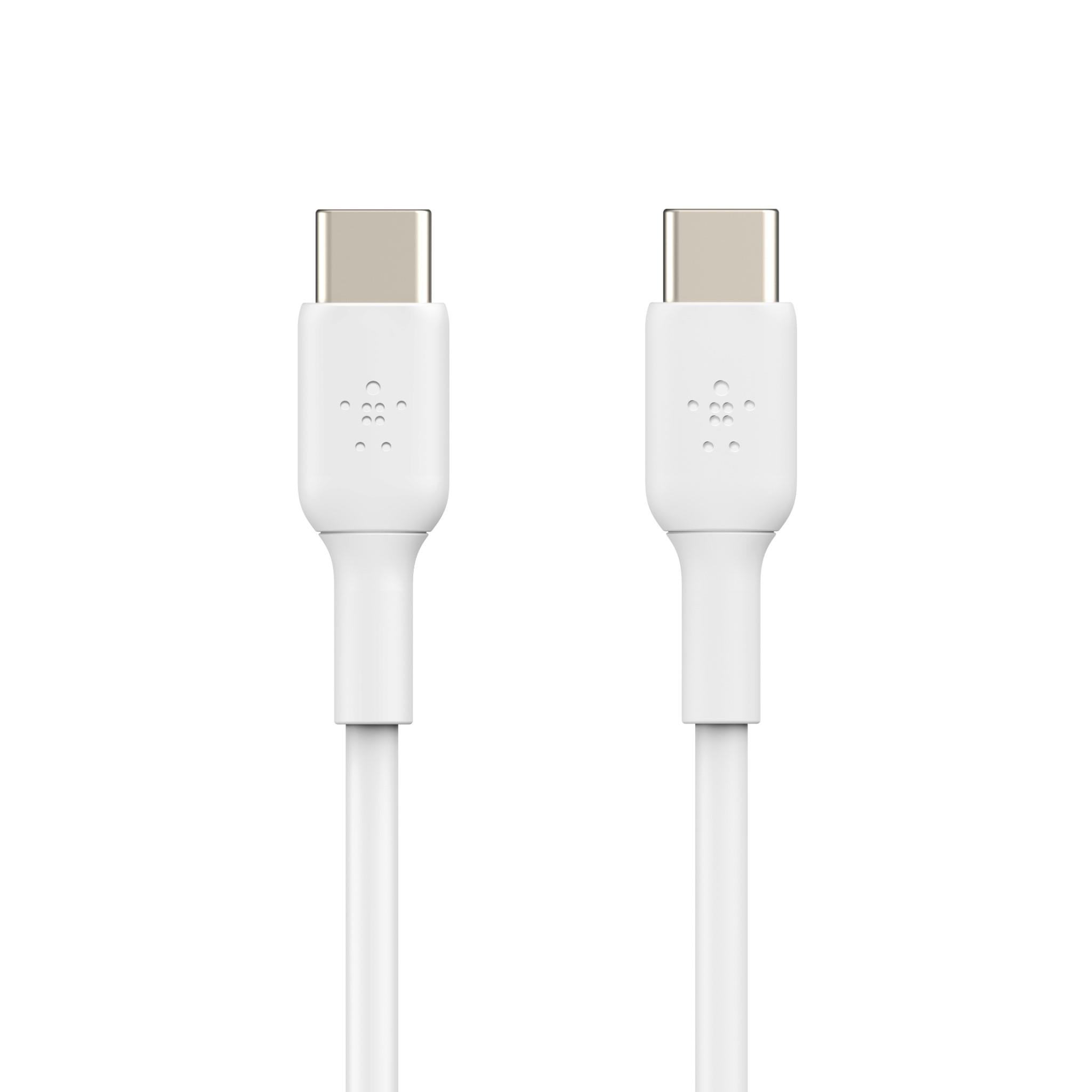 belkin boostup charge usb-c to usb-c 2m cable (white)