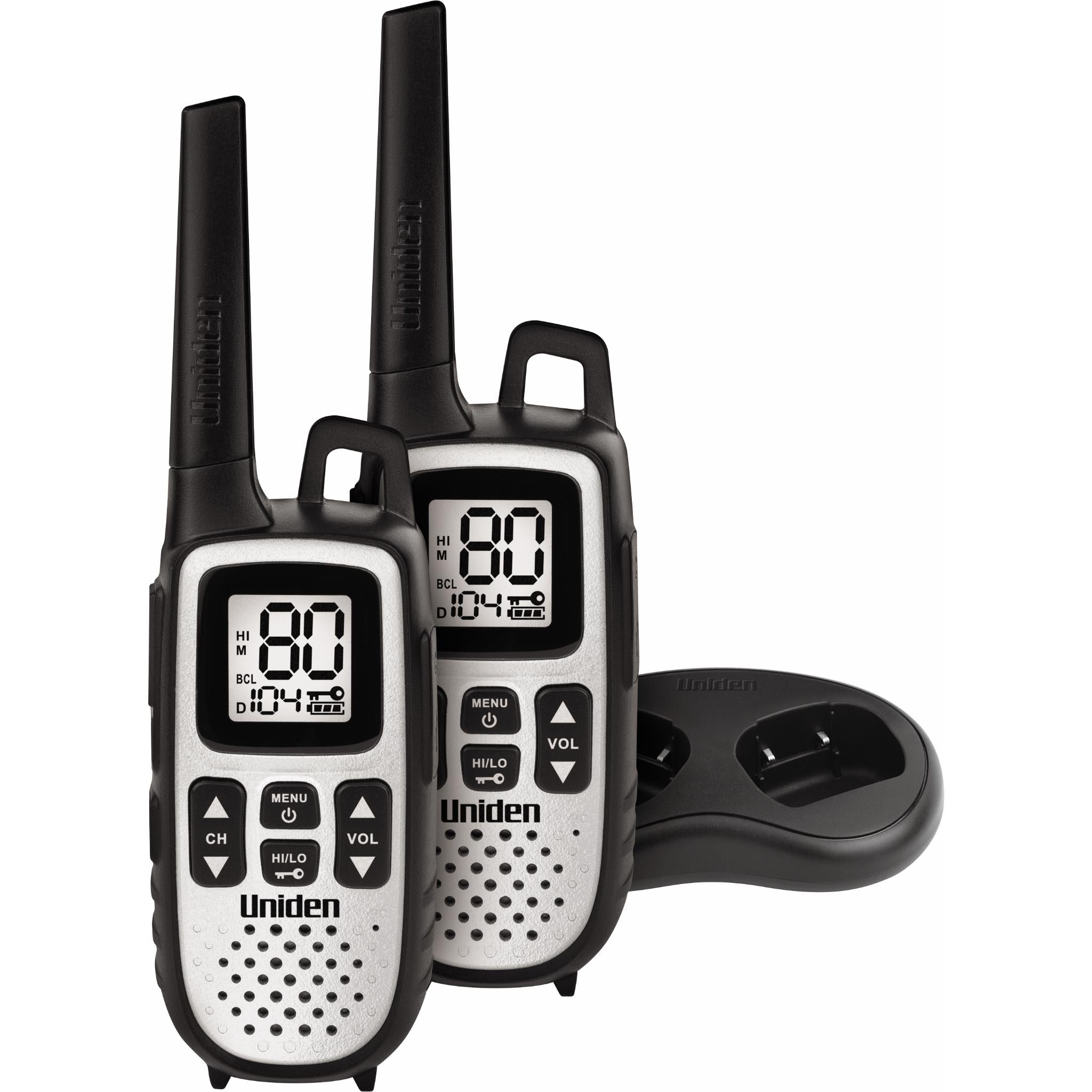 uniden uh610 1 watt uhf handheld adventure 2-way radio (2 pack)