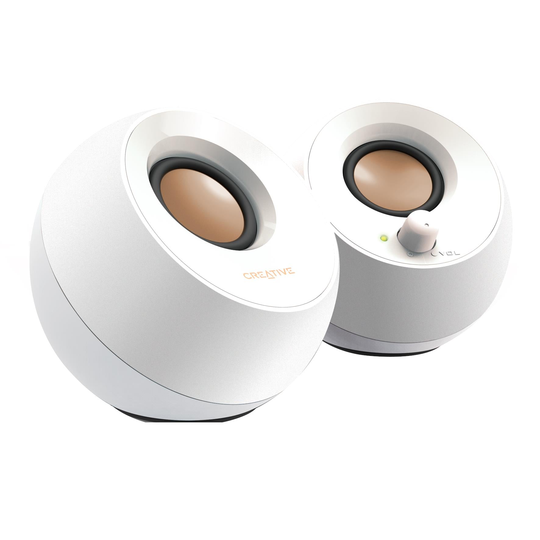 creative pebble usb speaker (white)