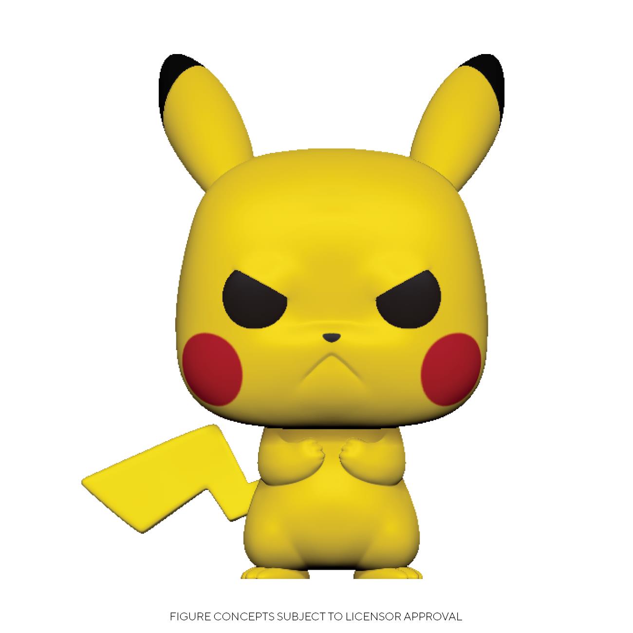 pokemon - pikachu grumpy pop! vinyl