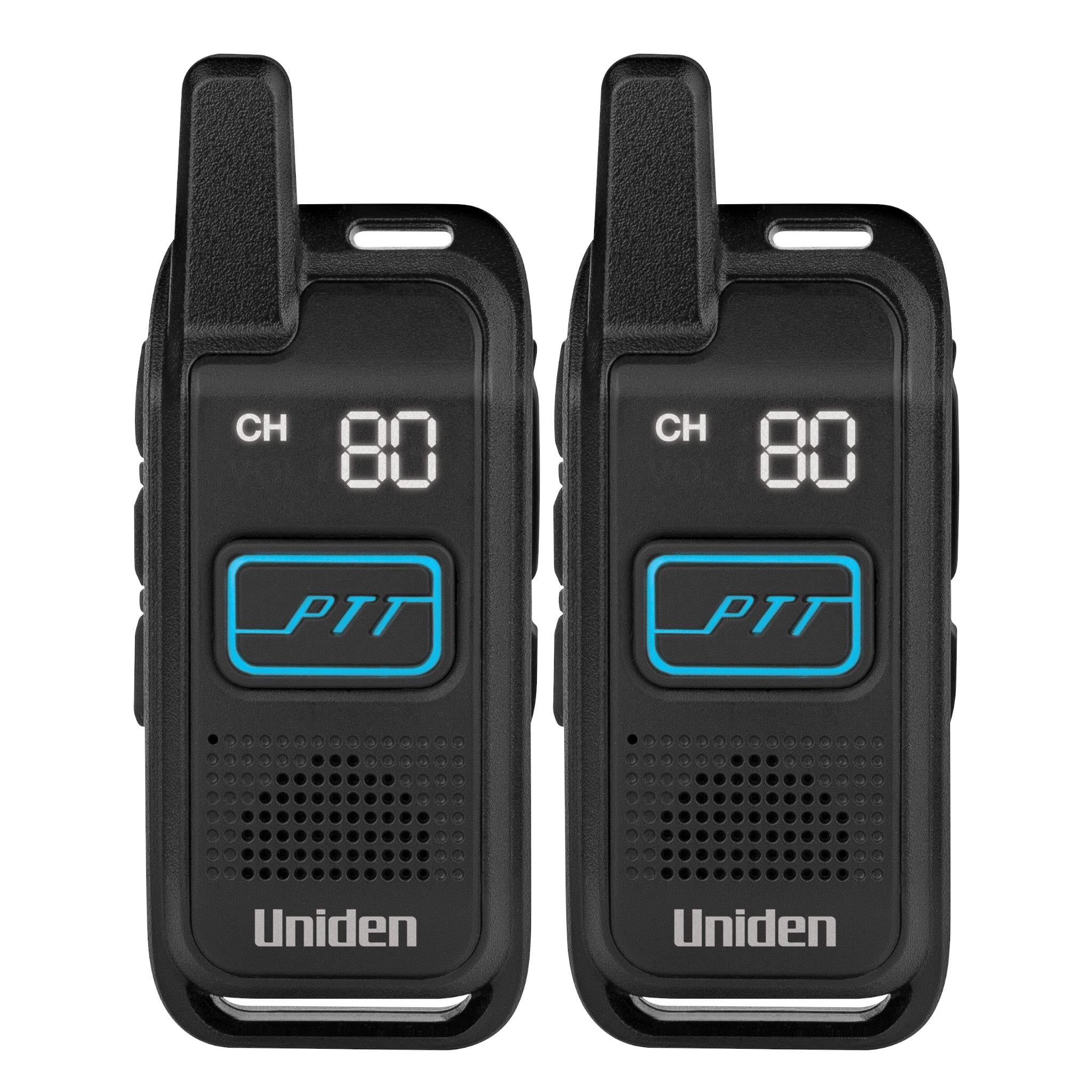 uniden uh200-2 uhf handheld adventure 2-way radio (2 pack)