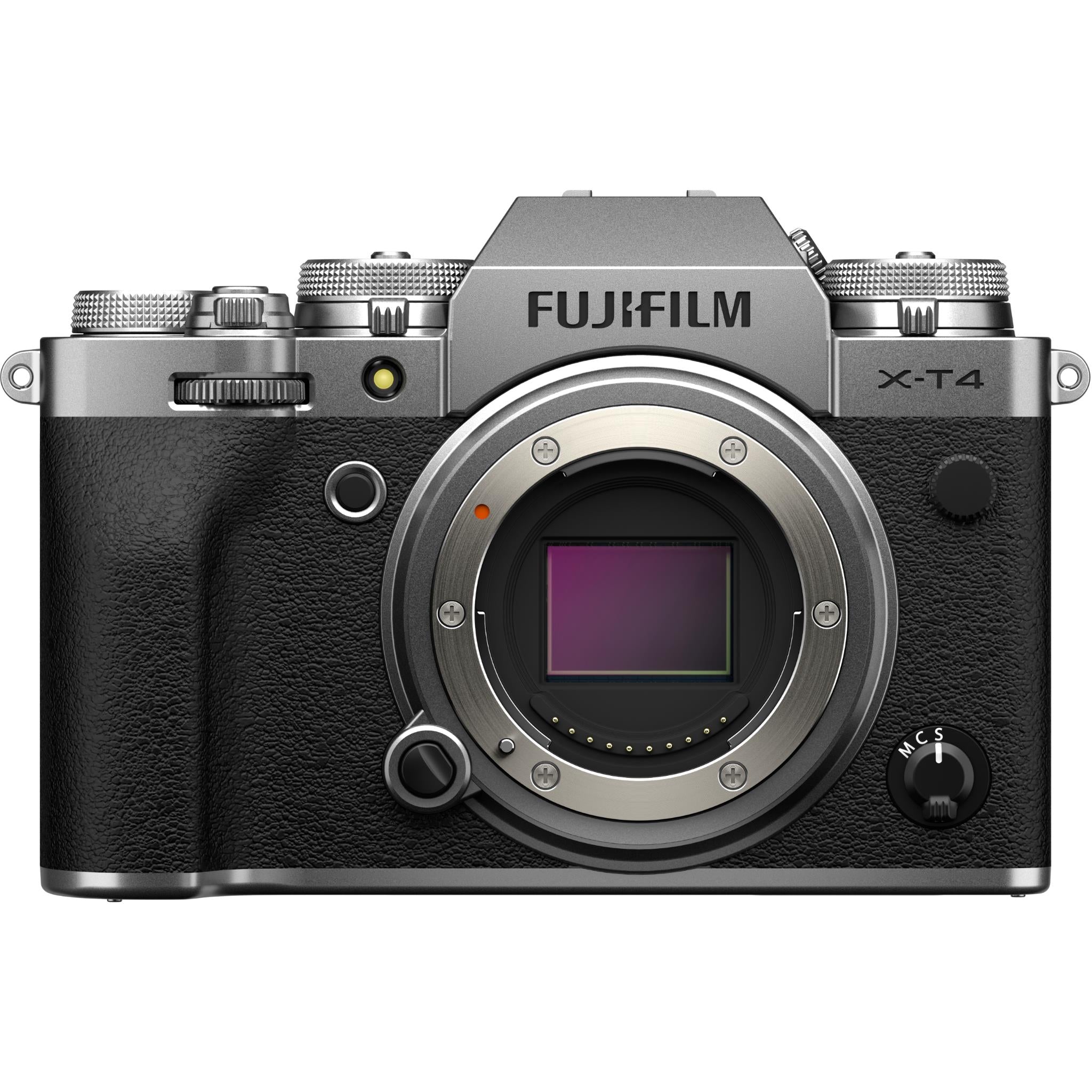 fujifilm x-t4 mirrorless camera [body only] (silver)