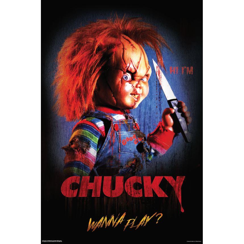 Child's Play - Chucky Wanna Play Poster | JB Hi-Fi