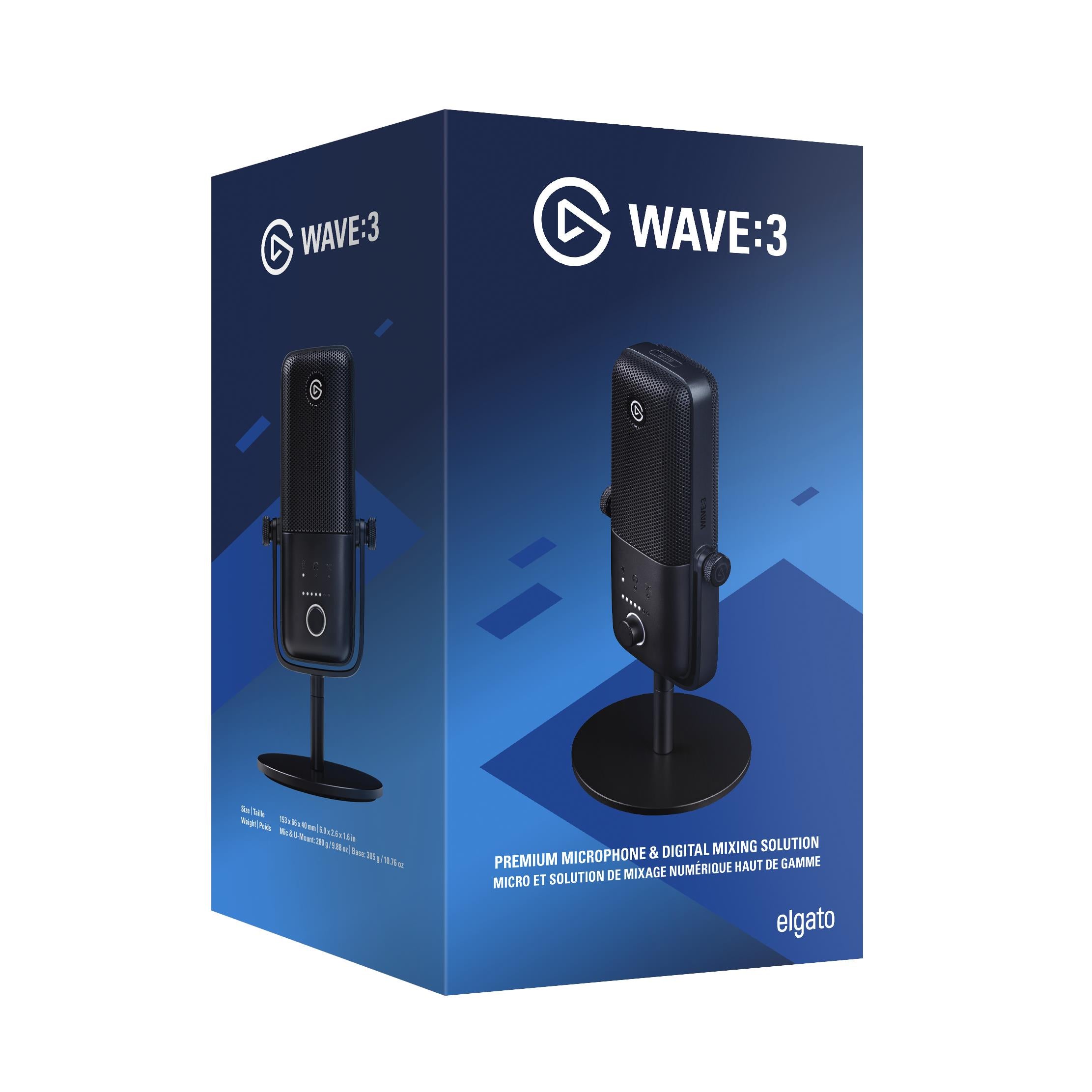 elgato wave 3 premium usb condenser microphone