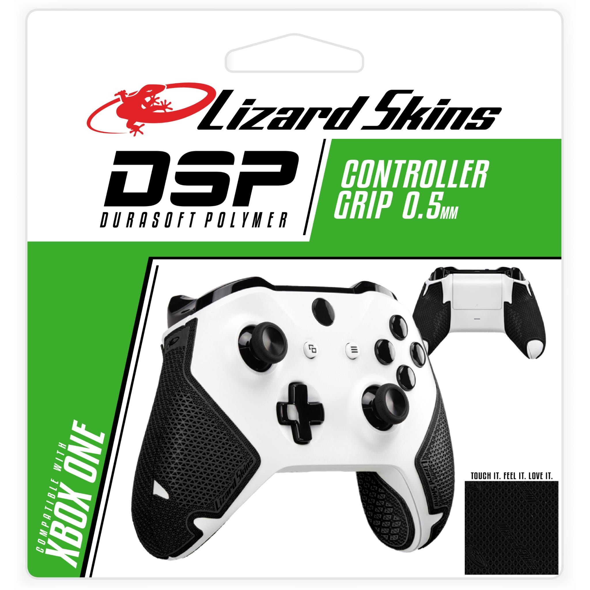 lizard skins dsp controller grip for xbox one (jet black)