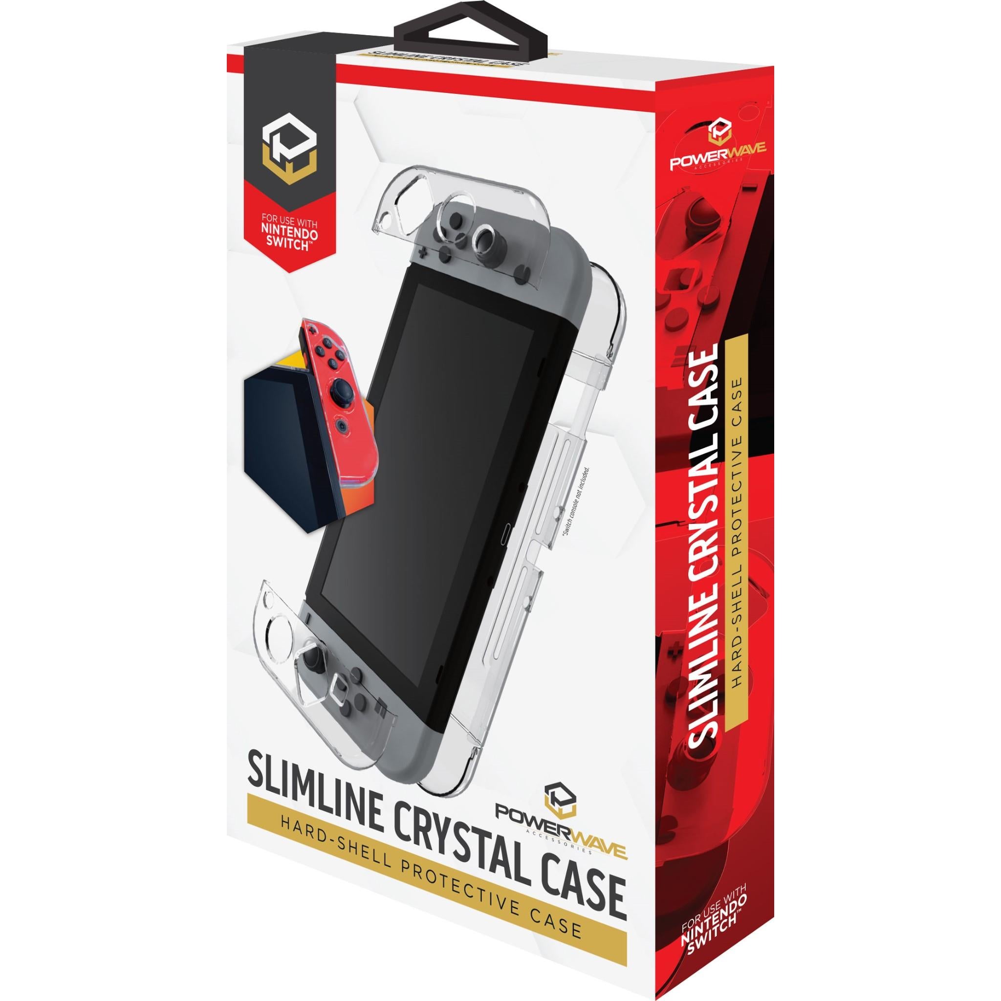 powerwave slimline crystal case for nintendo switch