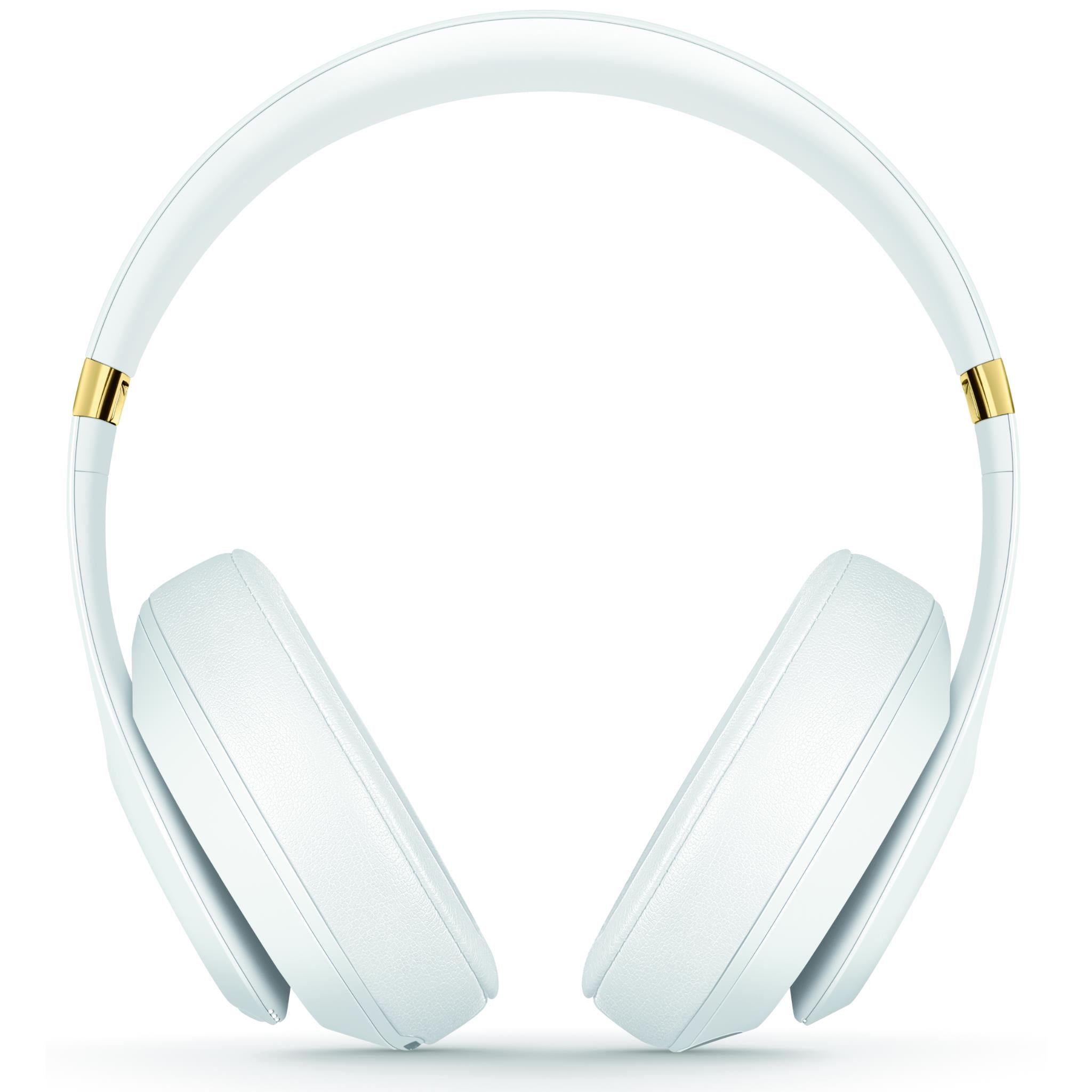 beats studio 3 wireless over-ear headphones (white)