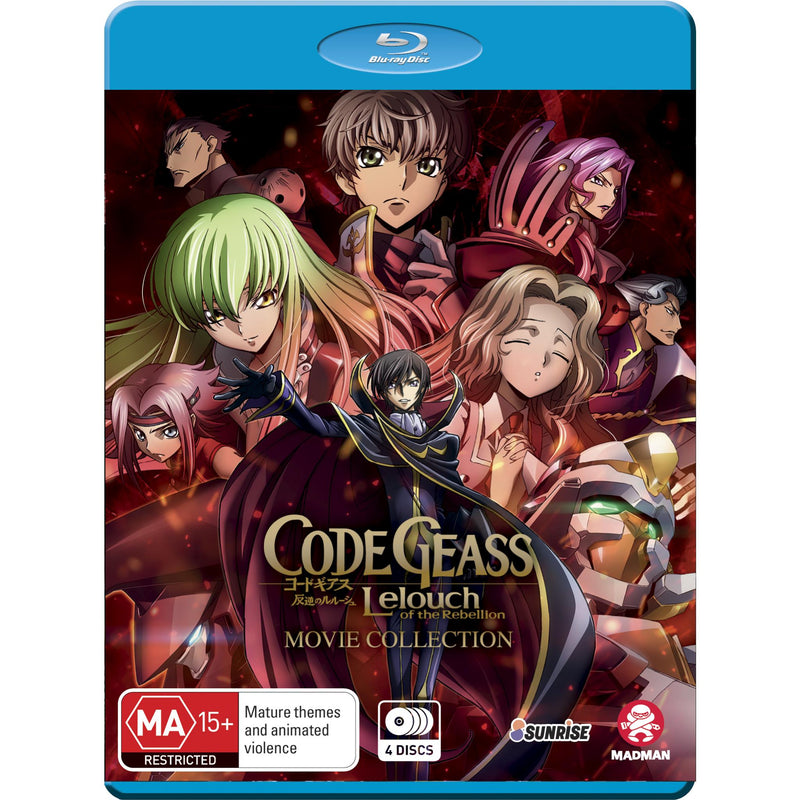 Code Geass Lelouch Of The Rebellion Movie Collection Limited Edition Jb Hi Fi