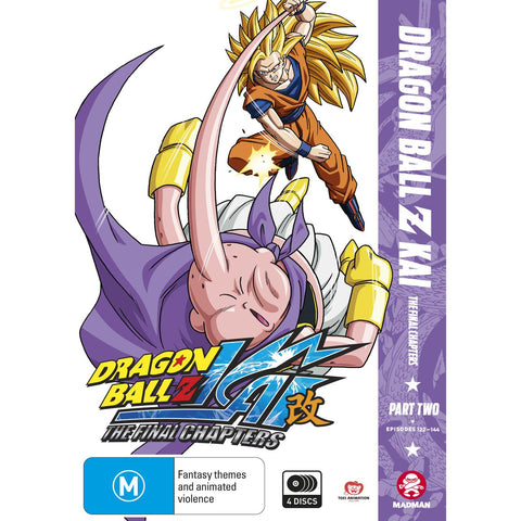 dragon ball z kai the final chapters english dvd