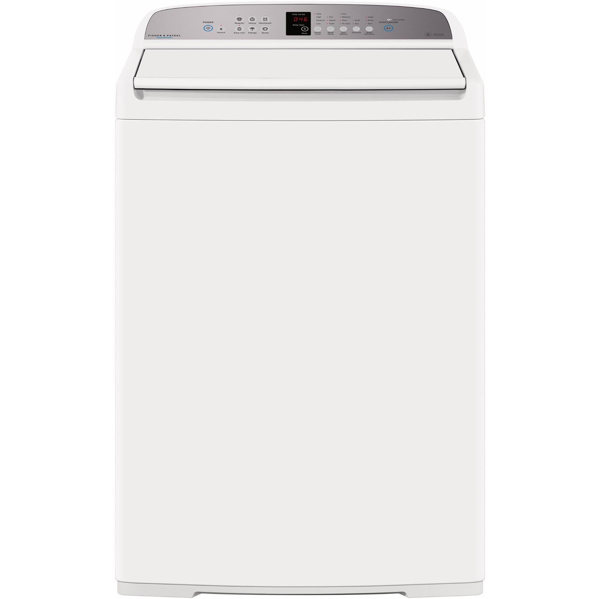 fisher & paykel wa1068g2 10kg top load washing machine (white)