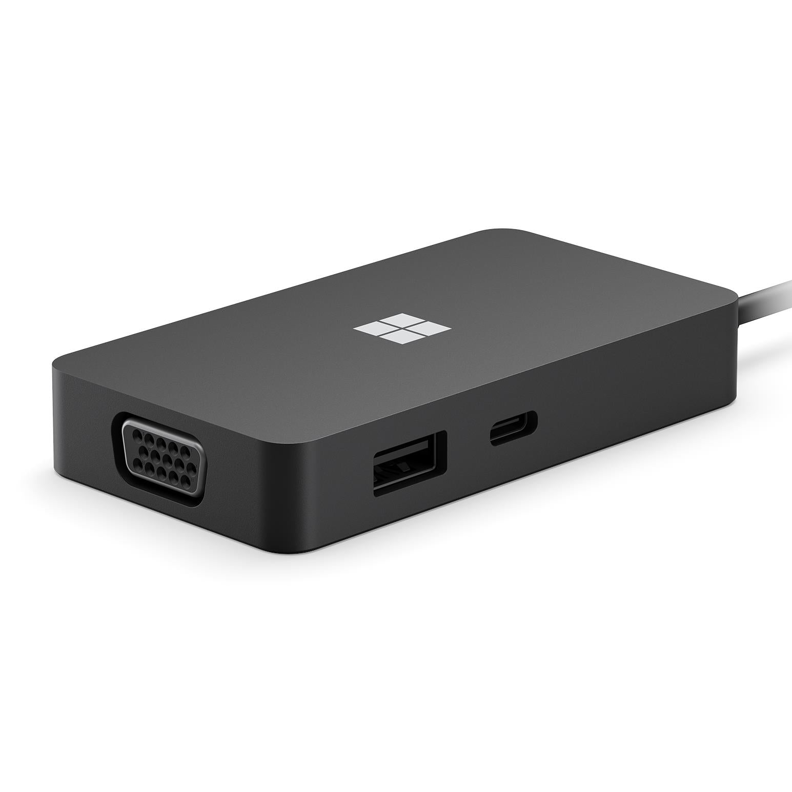 microsoft usb-c travel hub (black)