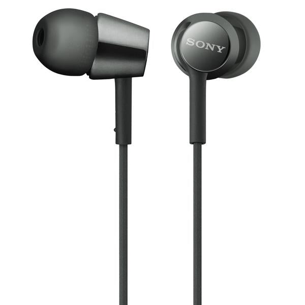 sony mdr-ex155 in-ear headphones (black)