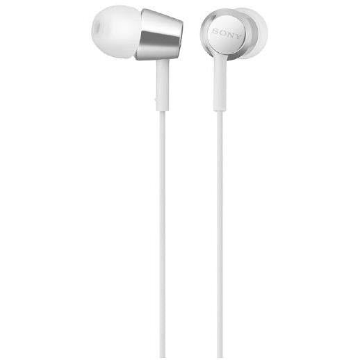 sony mdr-ex155 in-ear headphones (white)