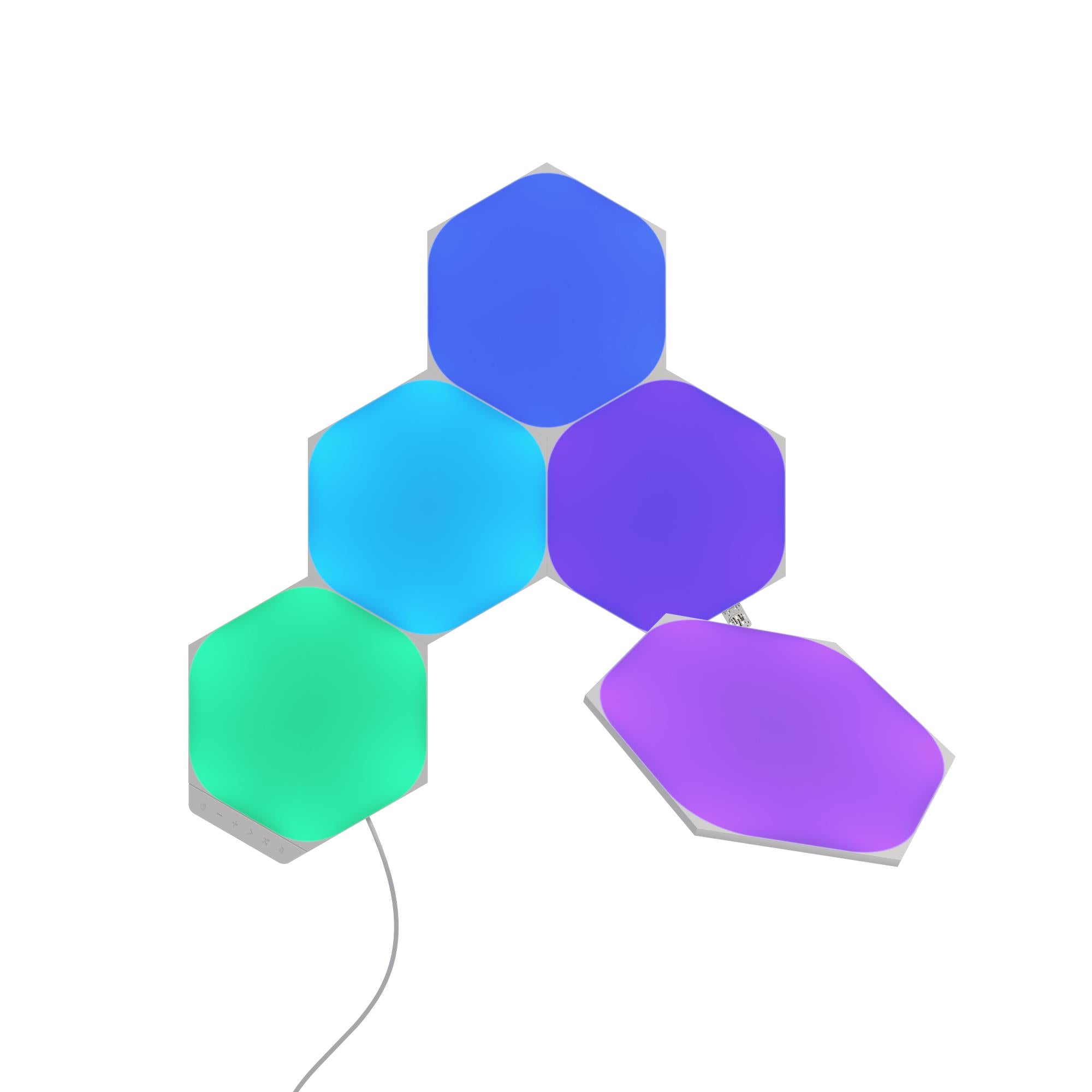 nanoleaf shapes hexagon starter kit (5 pack)