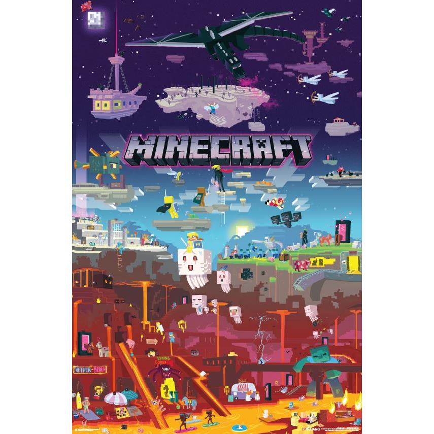 minecraft - world beyond poster