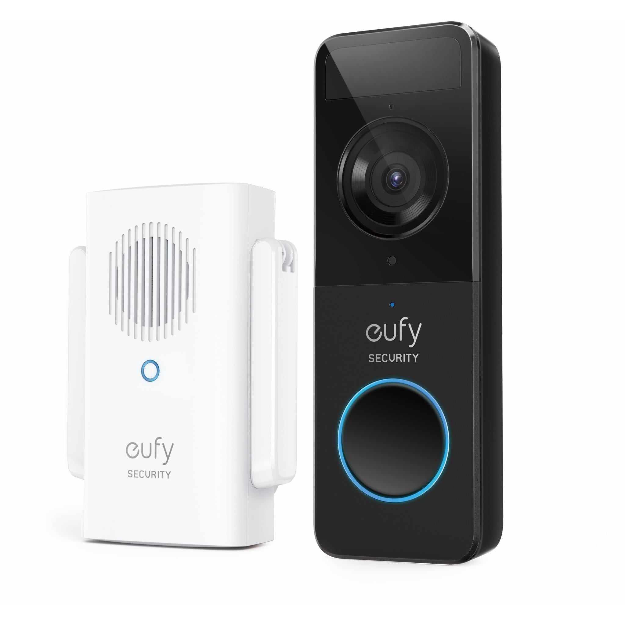 eufy security slim 1080p wireless doorbell with homebase mini repeater