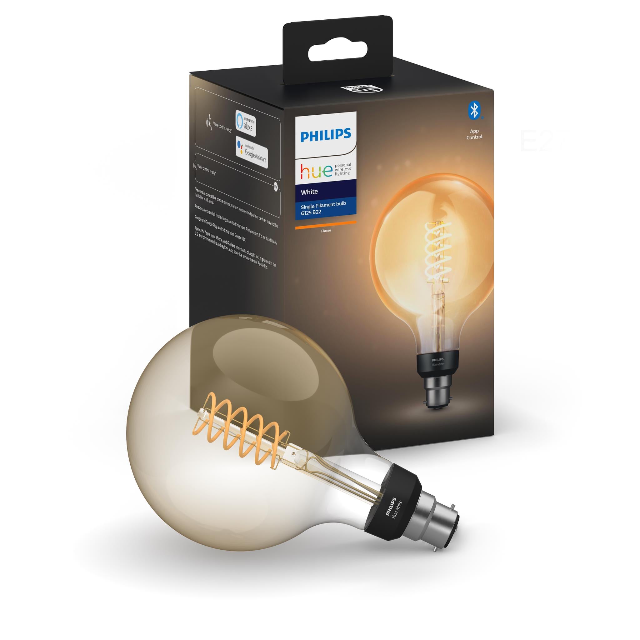 philips hue b22 g125 bluetooth filament