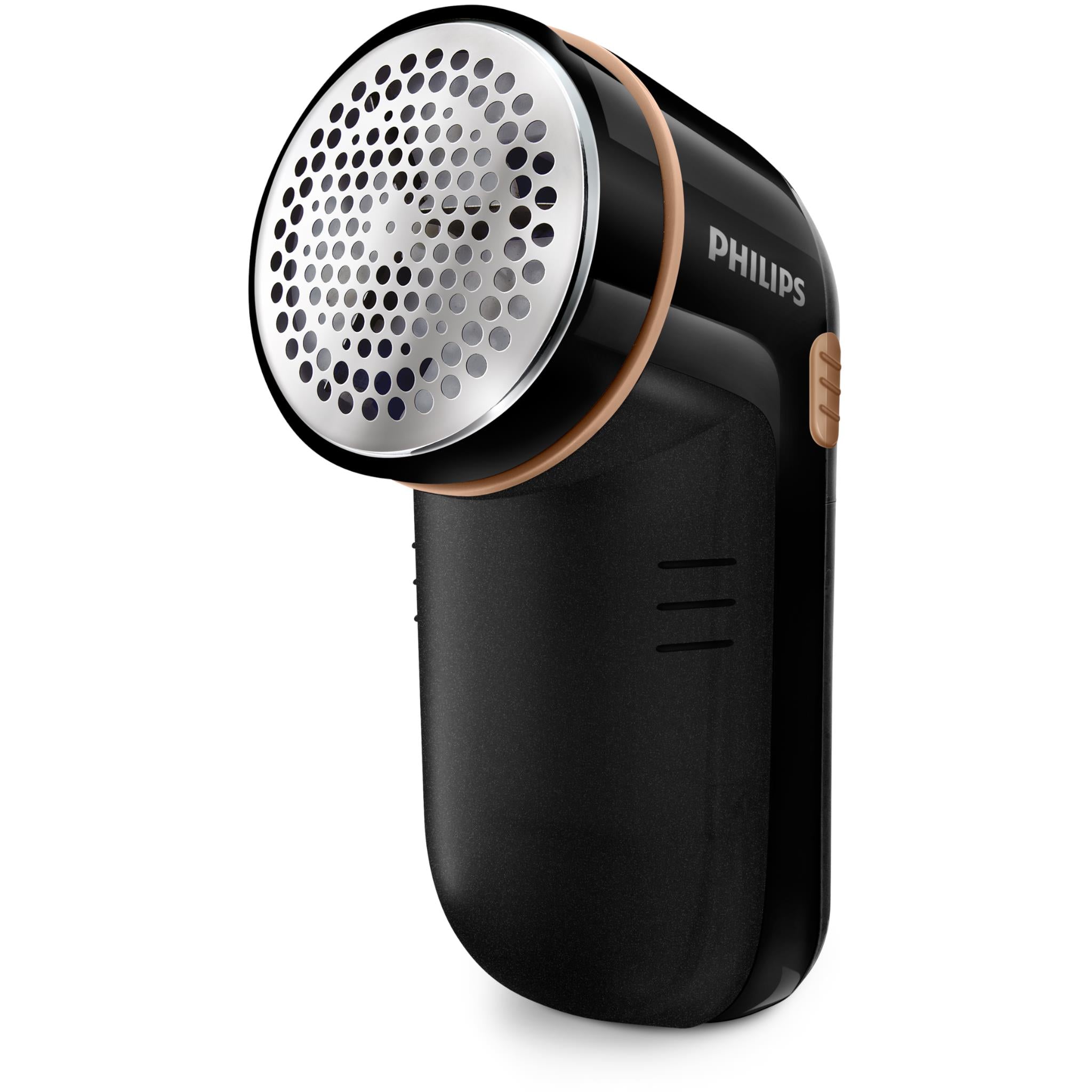 philips gc026/80 fabric shaver (black/gold)