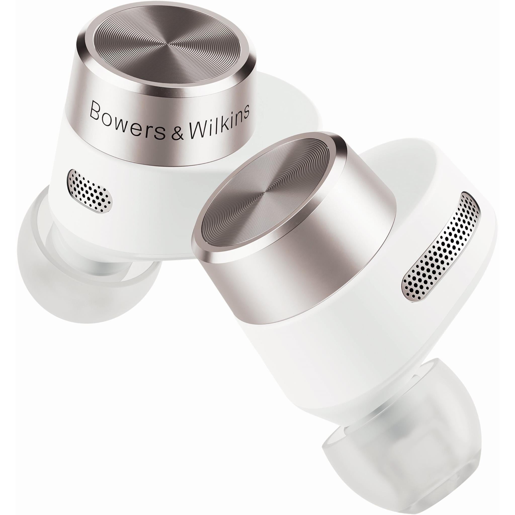 bowers & wilkins pi5 tws noise cancelling in-ear headphones (white)