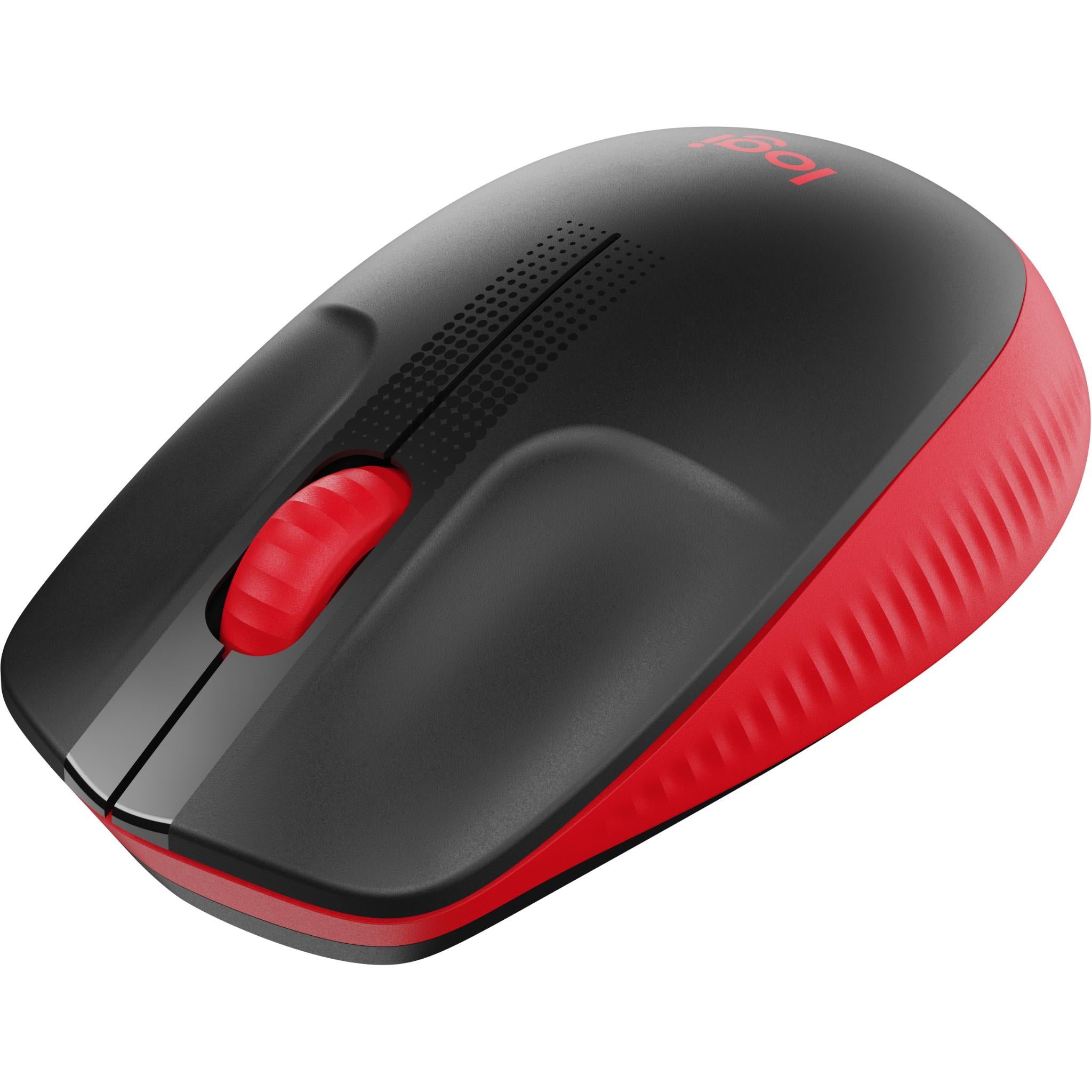 logitech m190 wireless mouse (red)
