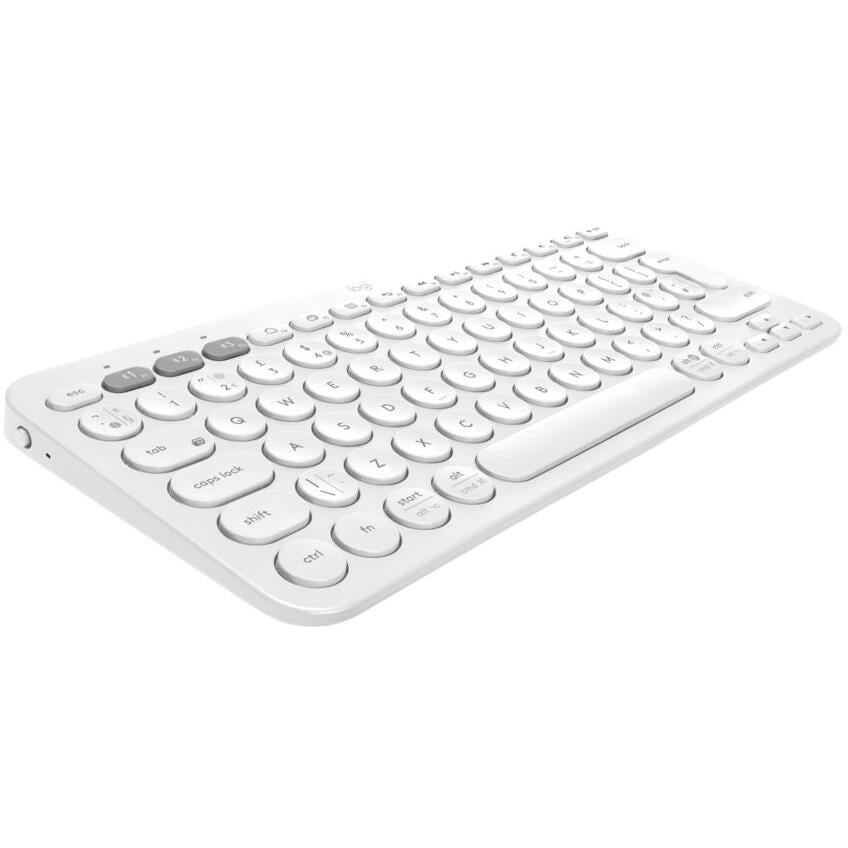 logitech k380 multi-device bluetooth keyboard (white)