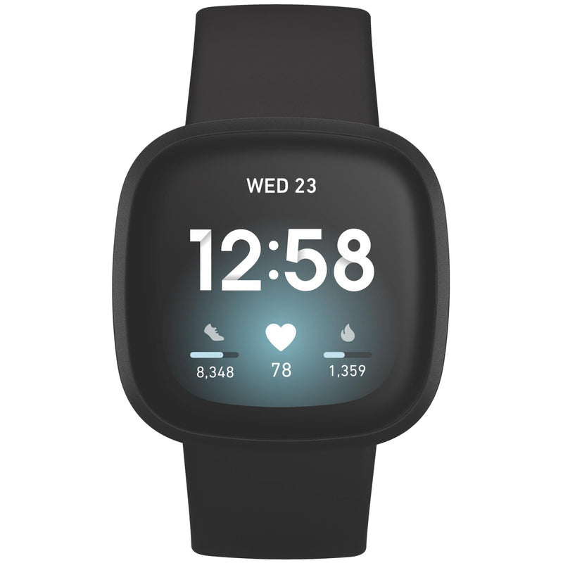 Fitbit Versa 3 (Black/Black Aluminium 