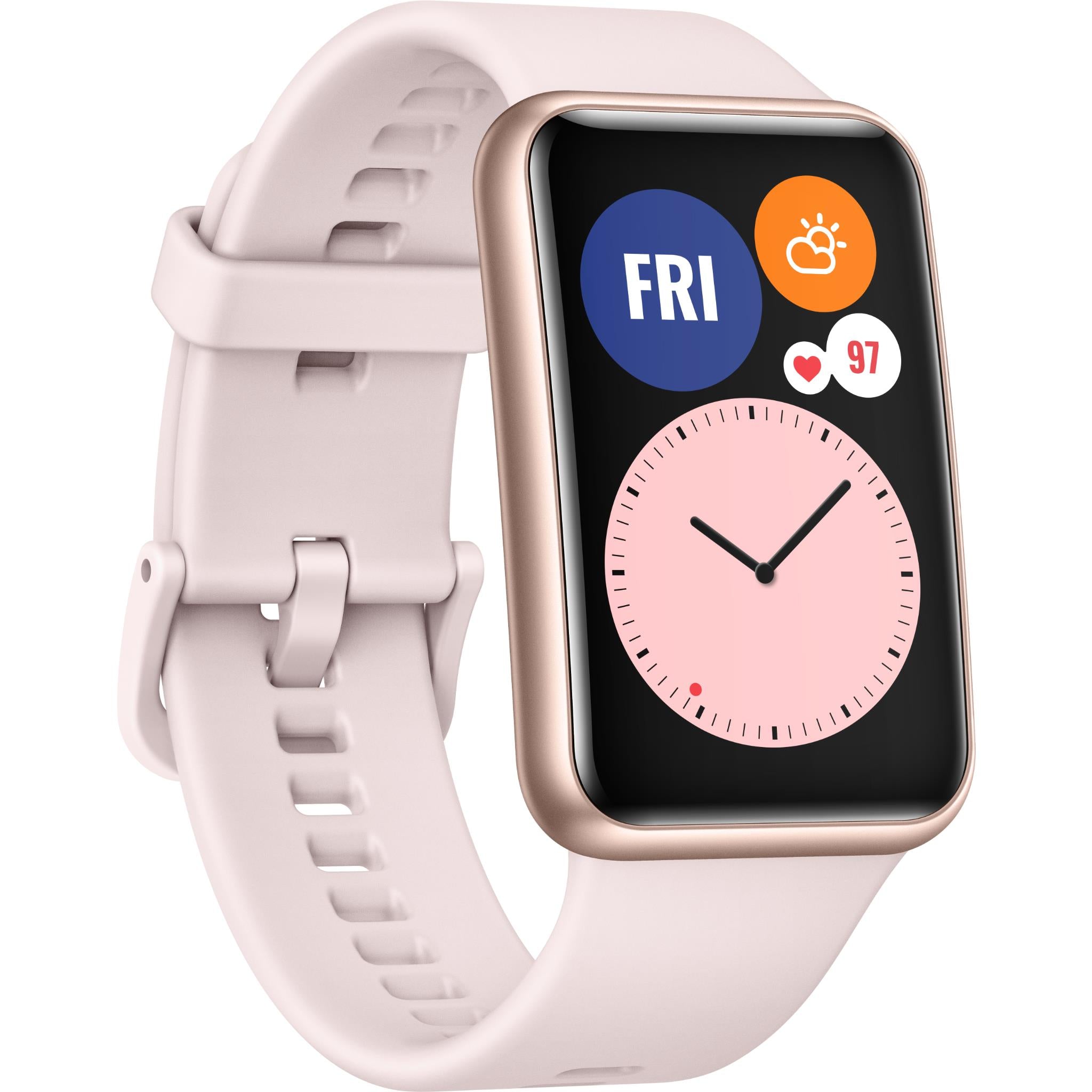 huawei watch fit smart watch (sakura pink)