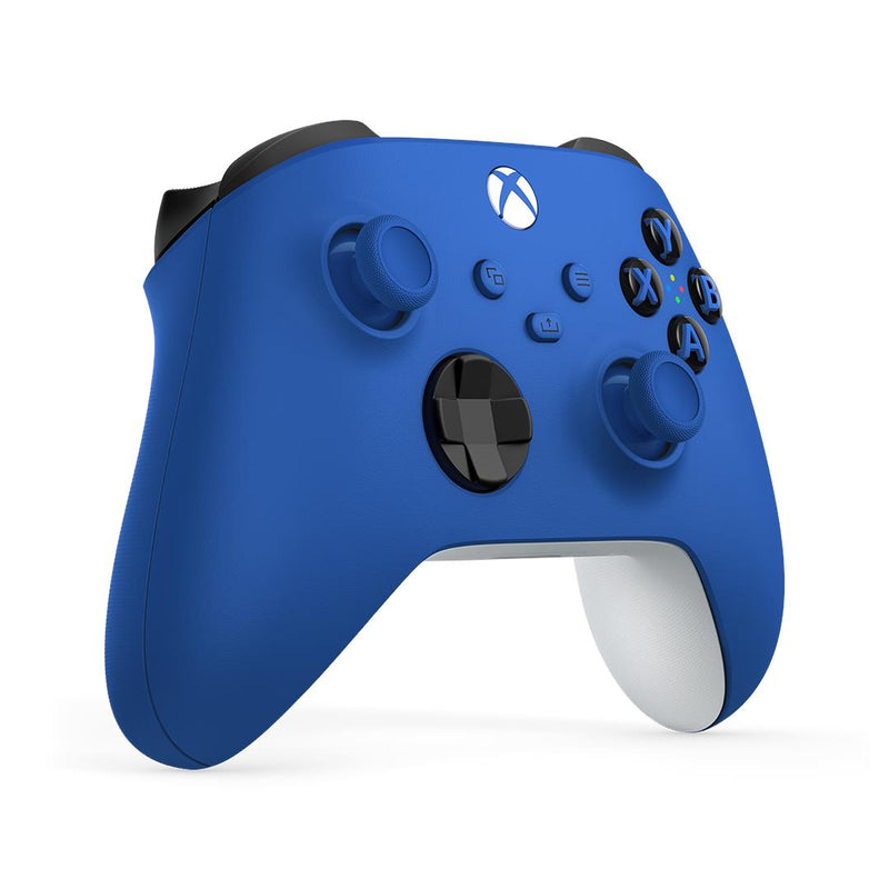 blue and black xbox controller