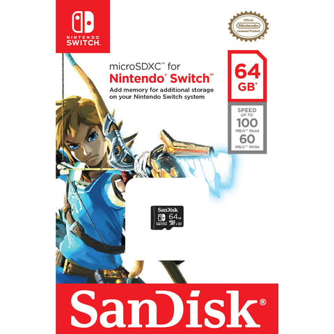 sandisk for nintendo switch