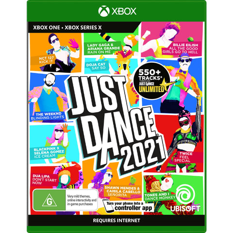 just dance 2021 song list