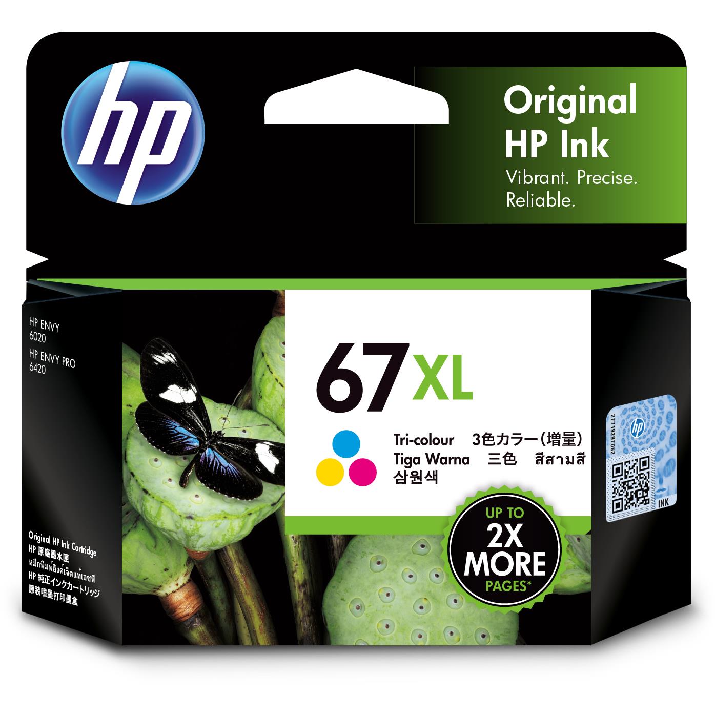 hp 67xl original ink cartridge (tri-colour)