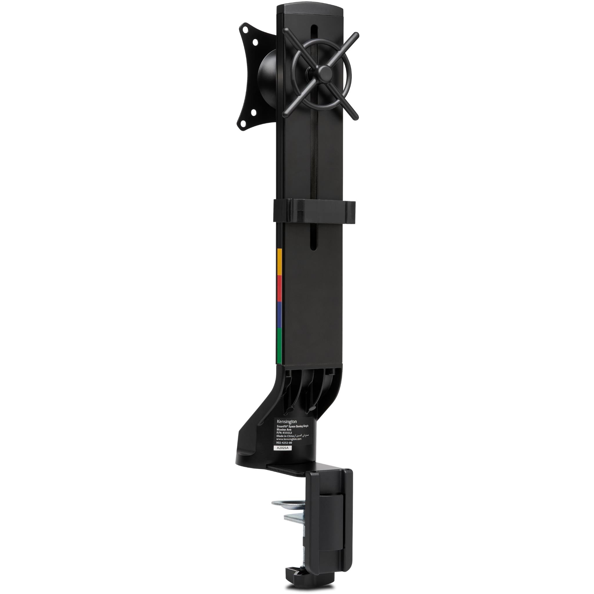 kensington smartfit space saving single monitor arm